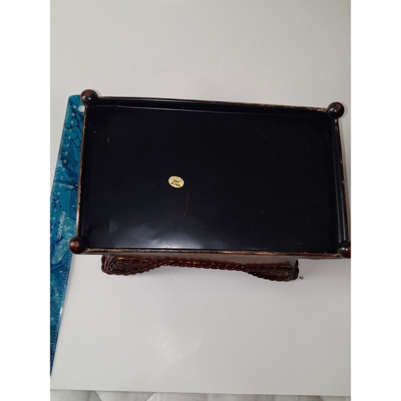 Footed Metal Decorative Planter – Rustic Farmhouse Style - Picture 8 of 8